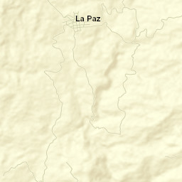 La Paz Street Map