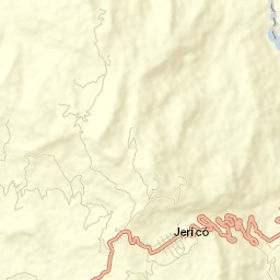 Jericó Street Map
