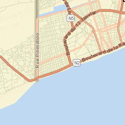 Aflao Street Map