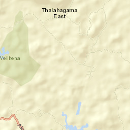 Matara District Street Map