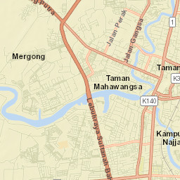 Alor Setar Street Map