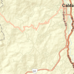 Caldas Street Map