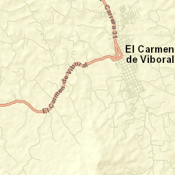El Carmen de Viboral Street Map