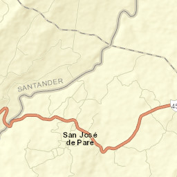San José de Pare Street Map