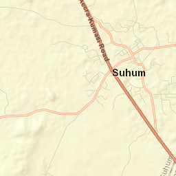 Suhum Street Map