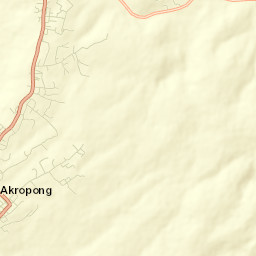 Akropong Street Map
