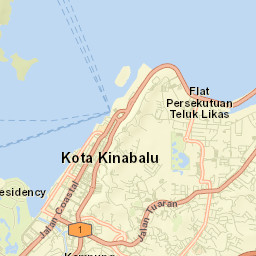 Kota Kinabalu Street Map