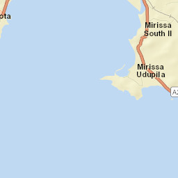 Mirissa city Street Map