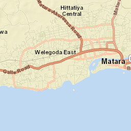 Matara Street Map