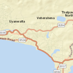 Devinuwara Street Map