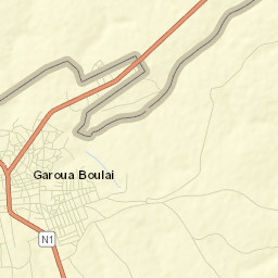 Garoua Boulaï Street Map