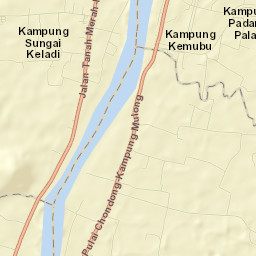 Kampong Pangkal Kalong Street Map