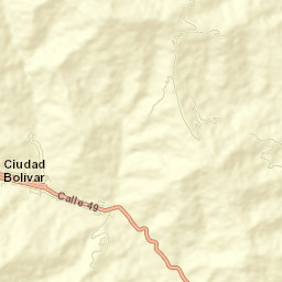 Ciudad Bolívar Street Map