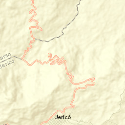 Jericó Street Map