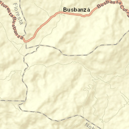 Busbanzá Street Map