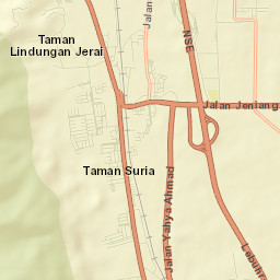 Gurun Street Map