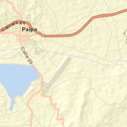 Paipa Street Map
