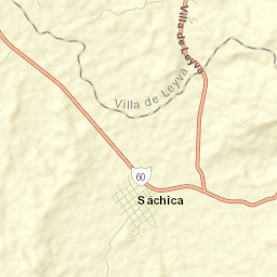 Sáchica Street Map
