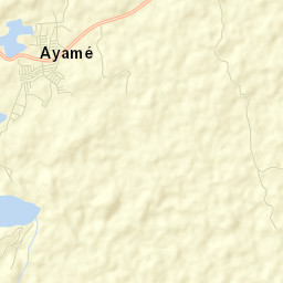 Ayamé Street Map