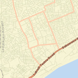 Teshi Old Town Street Map