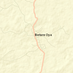 Bétaré Oya Street Map