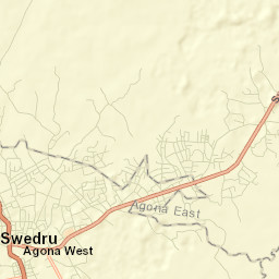 Swedru Street Map