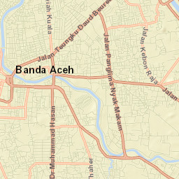 Kota Banda Aceh Street Map