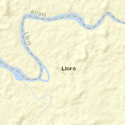 Lloró Street Map