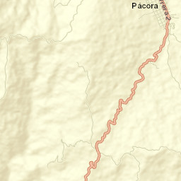 Pácora Street Map