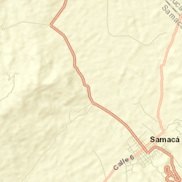 Samacá Street Map