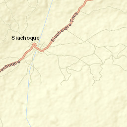 Siachoque Street Map