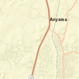 Anyama Street Map