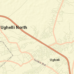 Ughelli Street Map
