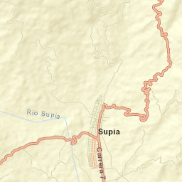 Supía Street Map