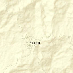 Yacopí Street Map