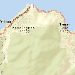 Kampung Batu Feringgi Street Map
