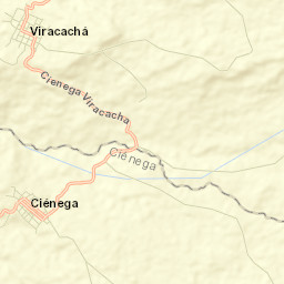 Ciénega Street Map