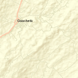 Guachetá Street Map