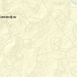 Bamendjou Street Map