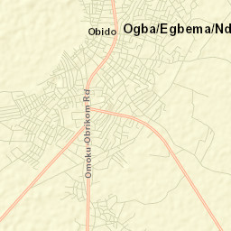 Omoku Street Map