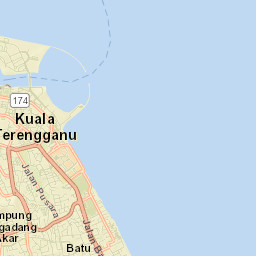 Kuala Terengganu Street Map