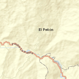 El Peñón Street Map