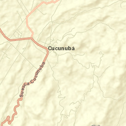 Cucunubá Street Map