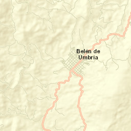 Belén de Umbría Street Map