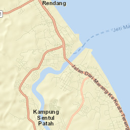 Marang Street Map
