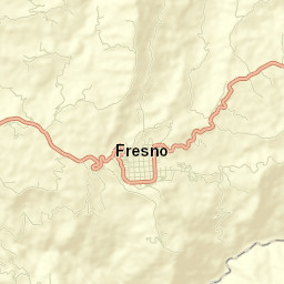 Fresno Street Map