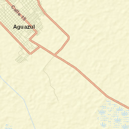 Aguazul Street Map