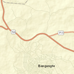 Bangangté Street Map
