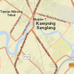 Nibong Tebal Street Map