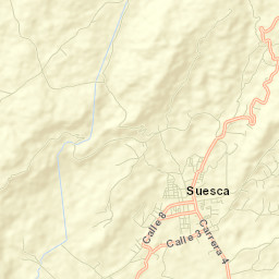Suesca Street Map